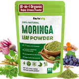 Easinloty moringa polvo orgánico con hojas concentradas para energía diaria