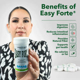 Easy Figure Easy Forte, cápsulas en primer plano, textura suave para consumo nocturno.