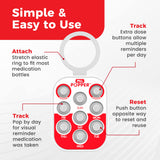 Easy To Use Products popper de pastillas, colores distintos para identificar medicaciones.