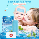 Parche frío EasYeah para dolor de cabeza, sensación fresca y calmante.