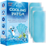 Parche frío EasYeah para frente de bebé, alivio refrescante y suave.
