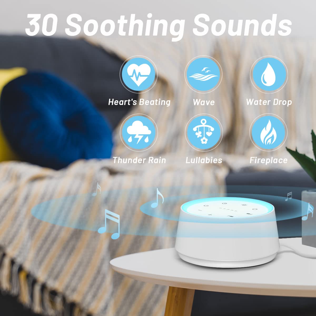 EasyHome luces nocturnas de 12 colores para cuidar a niños durante la noche
