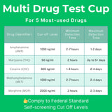 Easy@Home prueba-drogas-taza-met: detección de metanfetaminas con resultados en minutos.