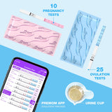 Kit de ovulación EasyHome con Premom para seguimiento del ciclo.