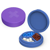 Caja Easyhope para pastillas con 3 compartimentos, organización de vitaminas.