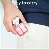 Easyhope portapildoras tamaño compacto, perfecto para bolsillo o bolso.