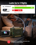 Capacidad de 297.6Wh para alimentar CPAP durante varias noches.