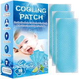 EASYEAH parches gel refrigerante para bebés, enfriamiento suave en la frente para comodidad
