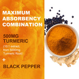 Ingredientes clave: cúrcuma, jengibre, pimienta negra y vitamina C de EAZGOO.