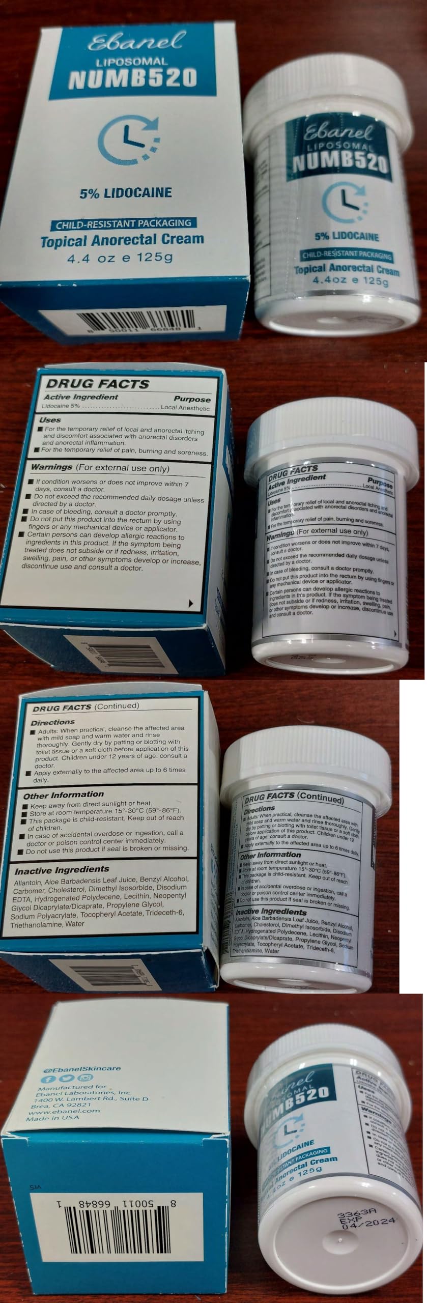 Envase con cierre seguro de Ebanel para almacenamiento responsable.