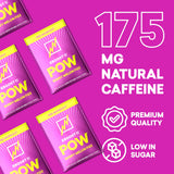 Foco en cafeína, beta-alanina y aminoácidos de EBOOST POW