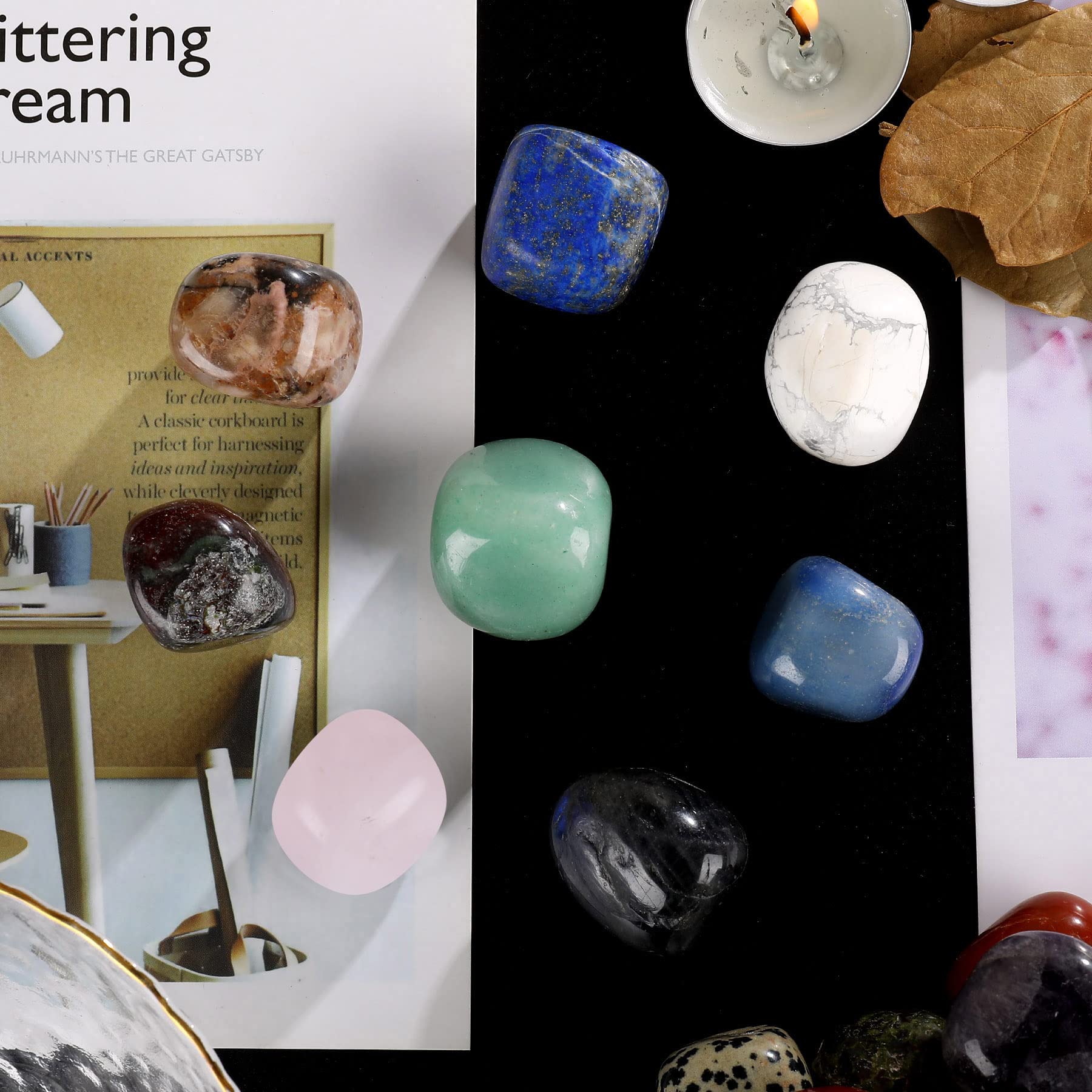 Piedras Ebristar unakita para equilibrio emocional y meditaciones