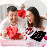Ecation piedras para joyas corazón rosa, crea pulseras o collares con estilo.