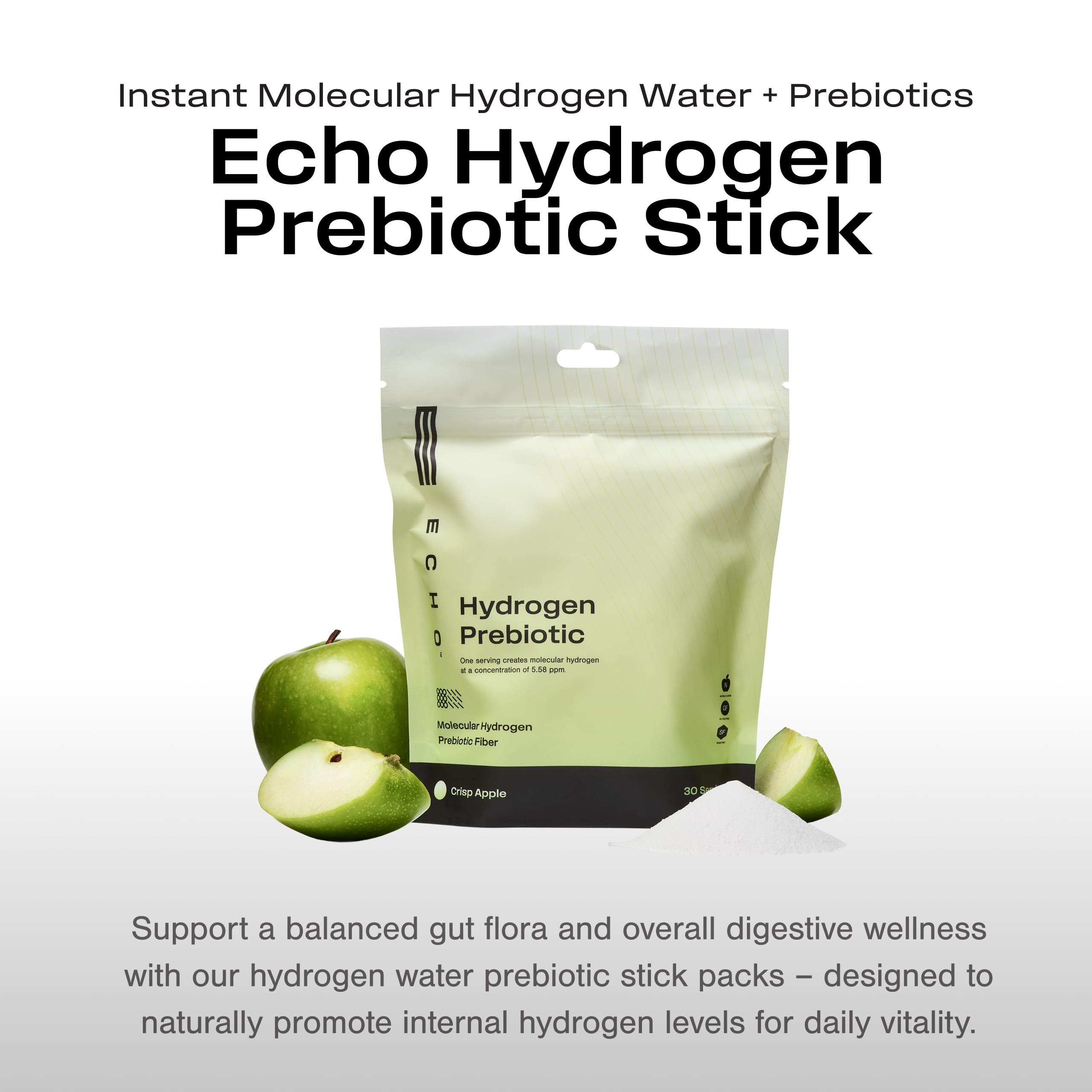 Echo Water: sobres portátiles para hidratación en cualquier lugar.