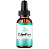 Echo Free Tinnitus Drops, botella lista para uso diario y apoyo al bienestar auditivo.