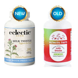 Eclectic Institute cardo mariano etiqueta, listado de ingredientes claro