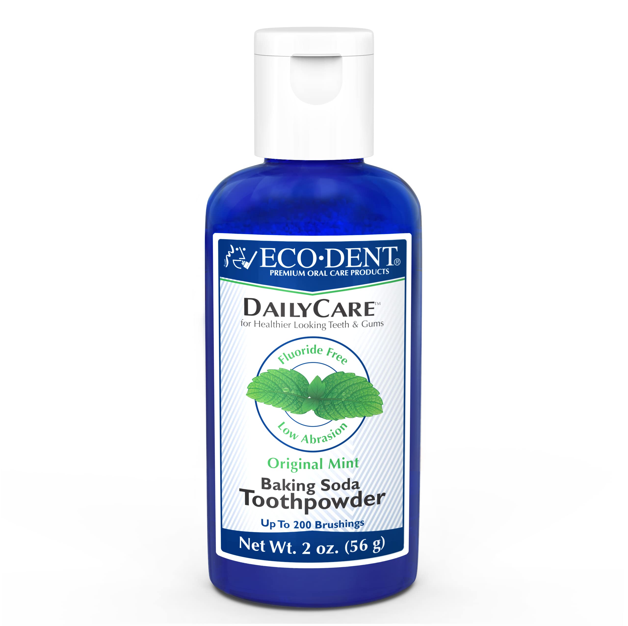 Eco-Dent DailyCare polvo de bicarbonato para limpieza suave de dientes