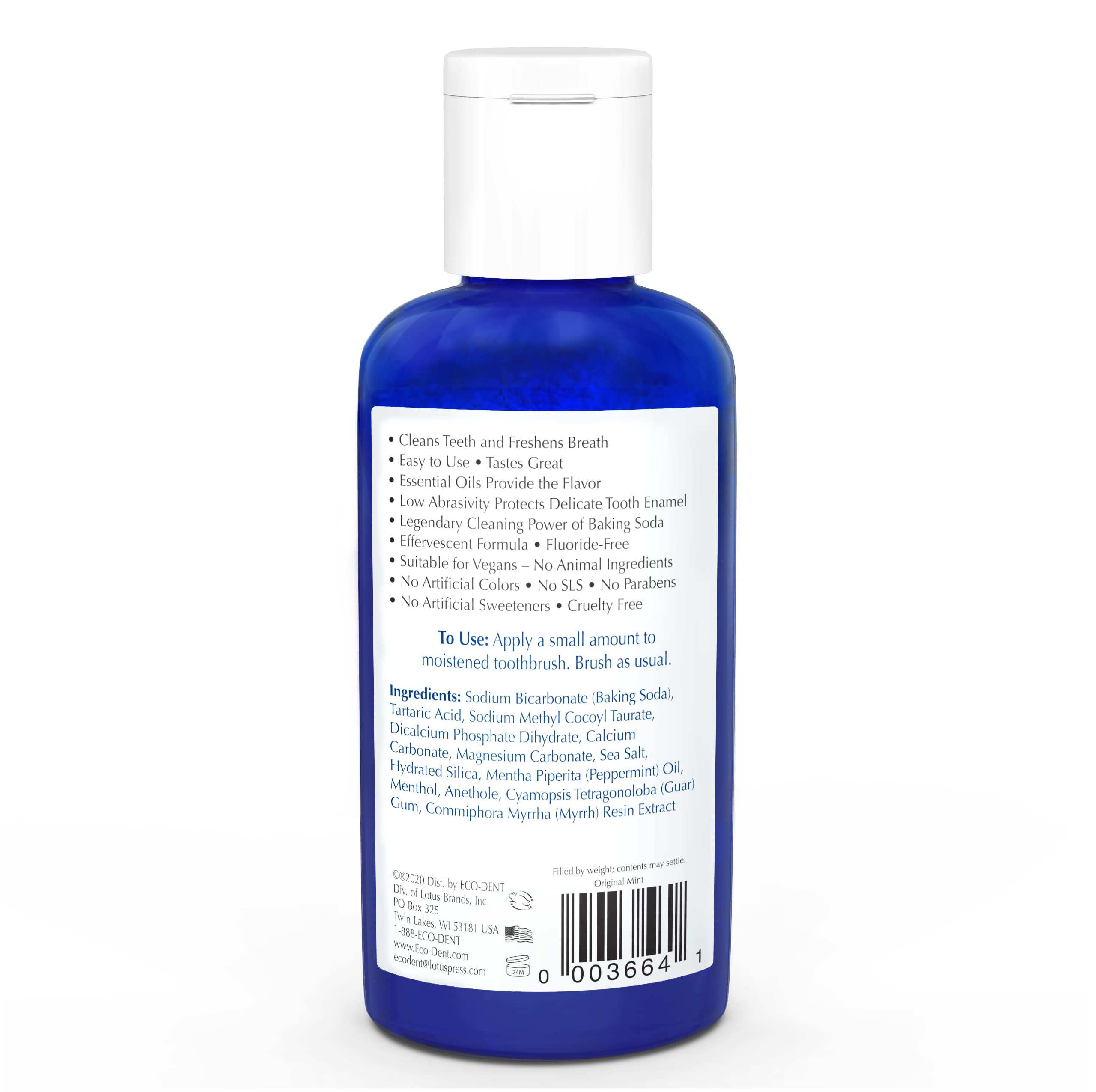 Eco-Dent DailyCare minerales y aceites para cuidado diario y fresco