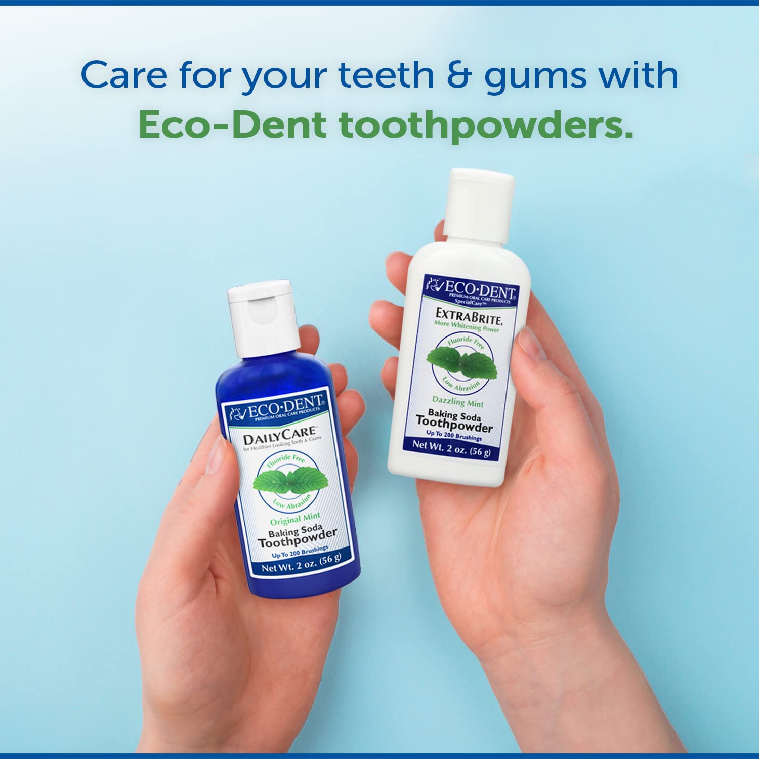 Eco-Dent DailyCare polvo textura suave para cepillado cómodo