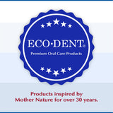 Eco-Dent enjuague bucal sin alcohol con canela, paquete práctico de dos para la familia.