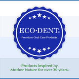 Aroma a menta y sensación fresca tras cada enjuague Eco-Dent.