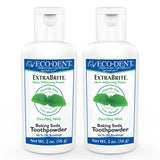 ECO-DENT ExtraBrite polvo dentífrico menta, frente; blanqueamiento suave posible