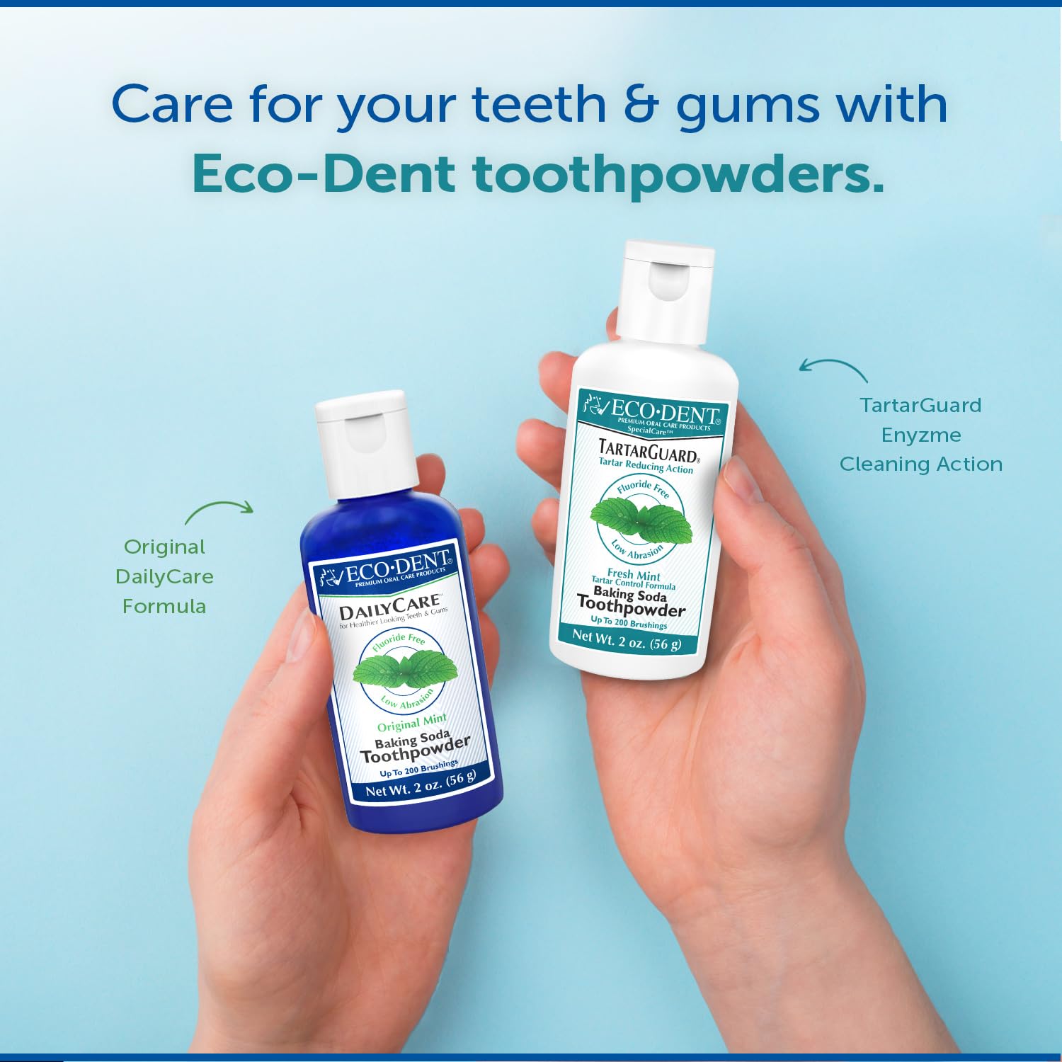 Eco-Dent TartarGuard sin fluor para cuidado dental sin irritaciones