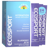 Eco Drink Lily Desert EcoSport: paquetes de hidratación sabor arándano acai para beber durante el ejercicio