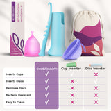 EcoBlossom: ajuste suave para inserción segura y confortable.