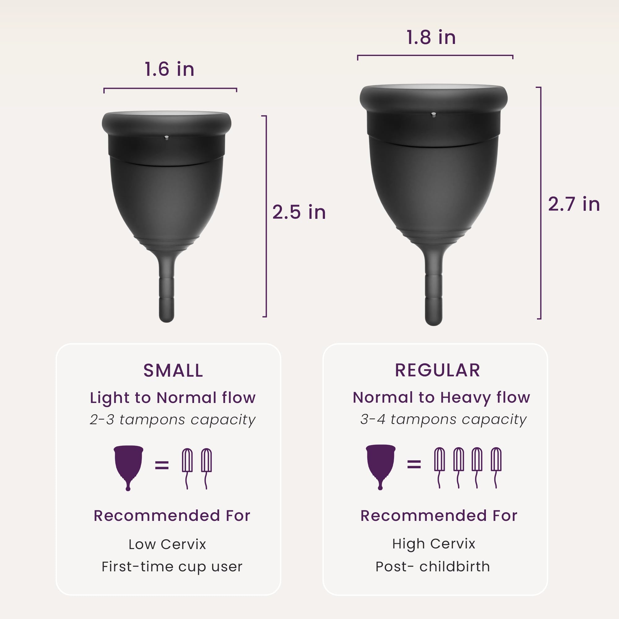 EcoBlossom copa menstrual cuidado diario, limpieza simple.