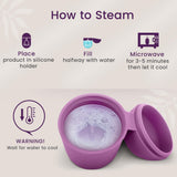 EcoBlossom copa menstrual silicona grado médico comodidad segura.