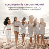 Opción ecológica de EcoBlossom frente a desechables para higiene femenina.