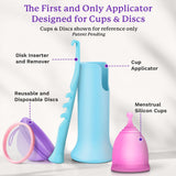 EcoBlossom: diseño higiénico, materiales médicos para inserciones seguras.