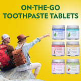 Envase sostenible EcoFam para recargar pastillas dentales en casa