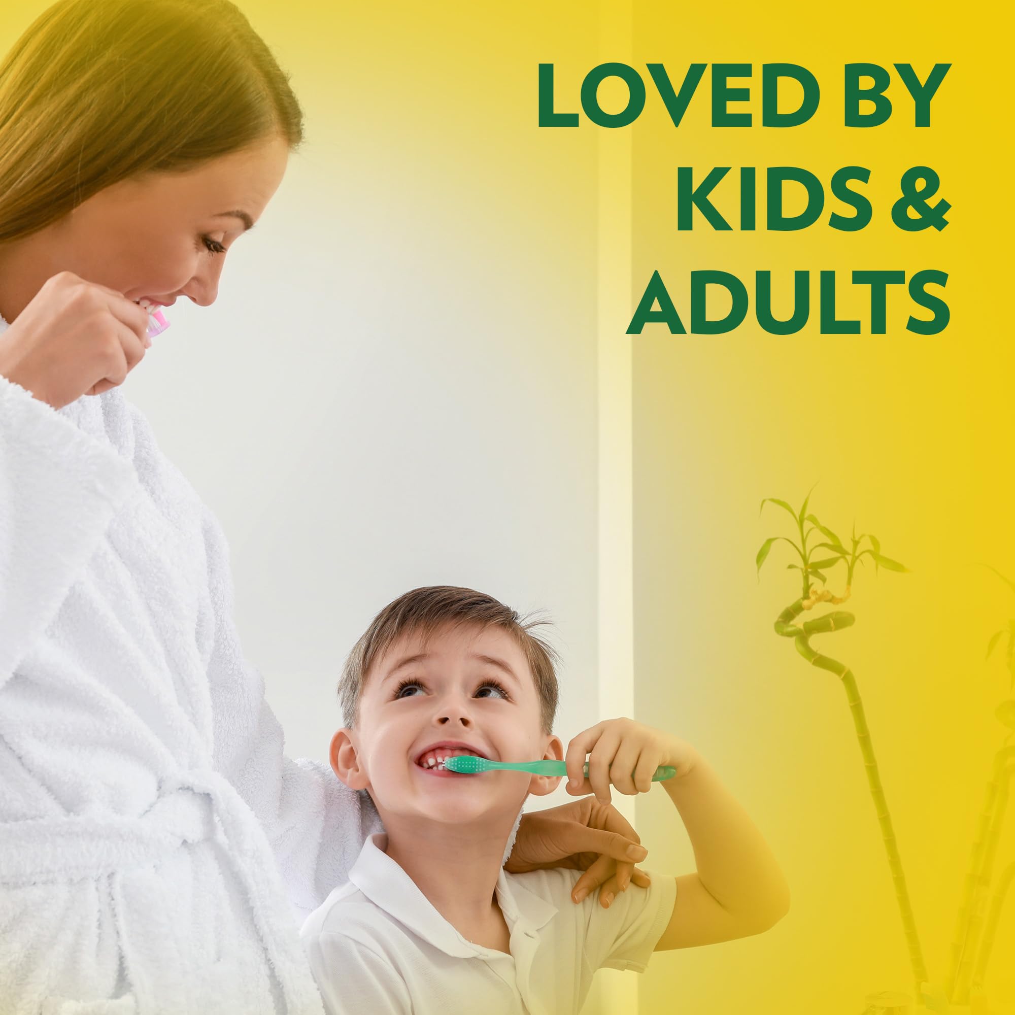 Pastillas EcoFam sabores para niños, menta para hábitos diarios de los niños