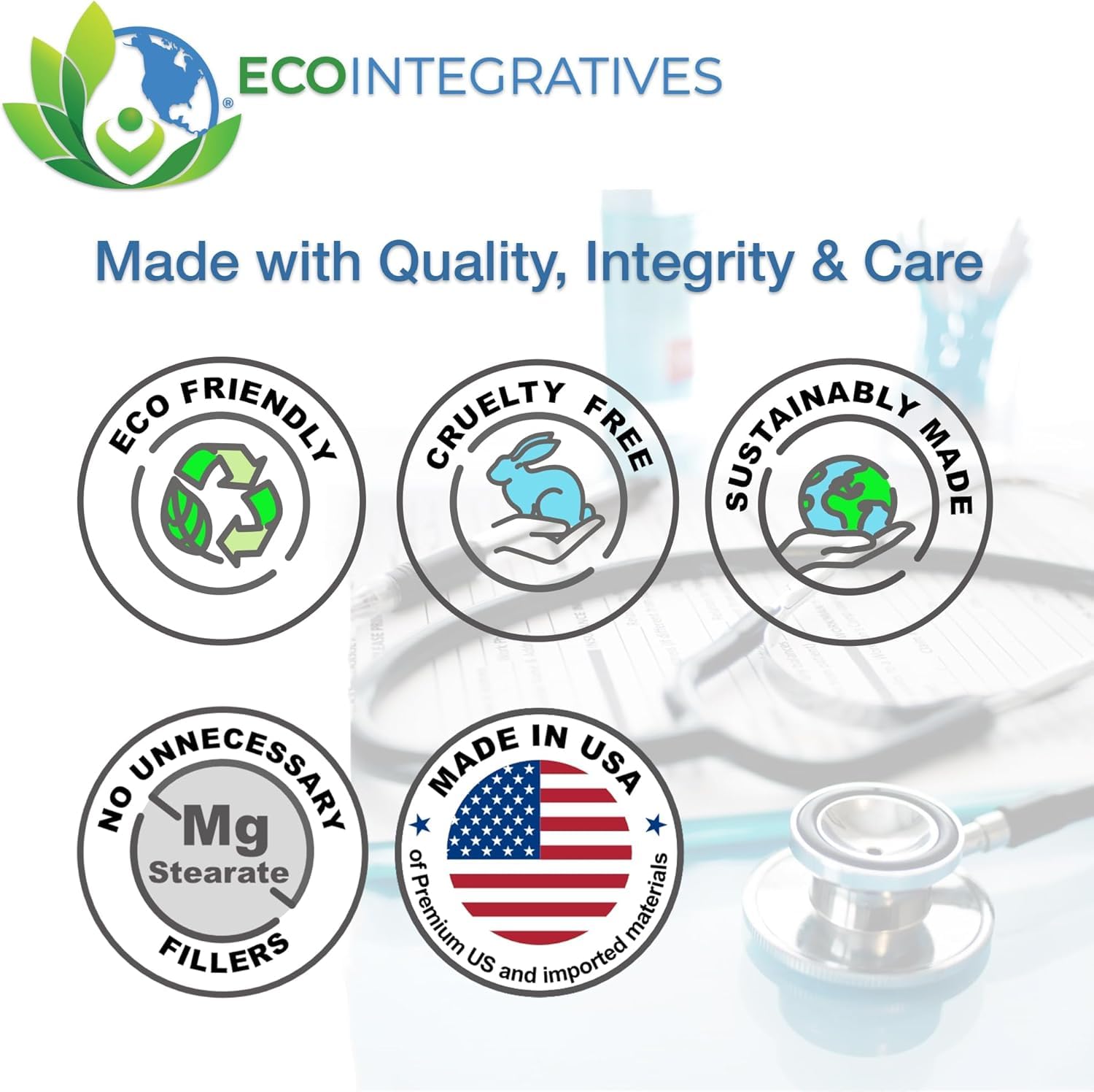 Vida activa y bienestar con EcoIntegratives DHEA 10 mg micronizado.
