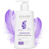 ECOLATIÈR lavado íntimo sensible con aceite de almendra para hidratación suave.