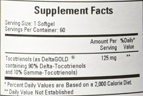 Ecological Formulas Annatto Tocotrienoles cápsulas gel suaves: uso diario para bienestar.