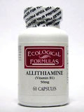 Botella de Ecological Formulas Allithiamine 50 mg para uso diario