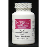 Ecological Formulas C3 Complejo de Curcumina, cápsulas, posible apoyo para movilidad diaria.