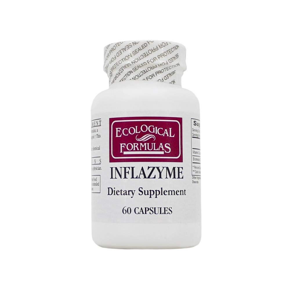Ecological Formulas Inflazyme: cápsula blanca para la digestión de proteínas