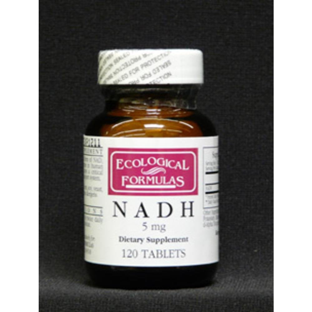 Ecological Formulas NADH Tableta 5 mg, apoyo al metabolismo energético y vitalidad diaria.