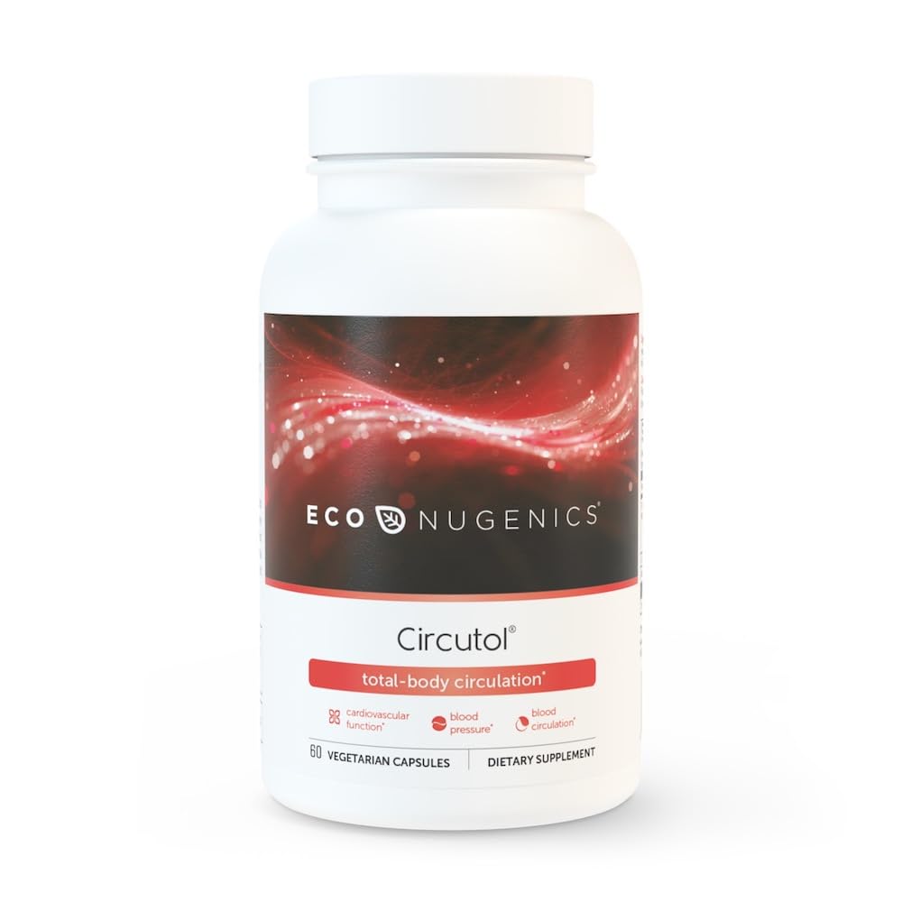 EcoNugenics Circutol botella: soporte para la circulación diaria y bienestar cardiovascular.