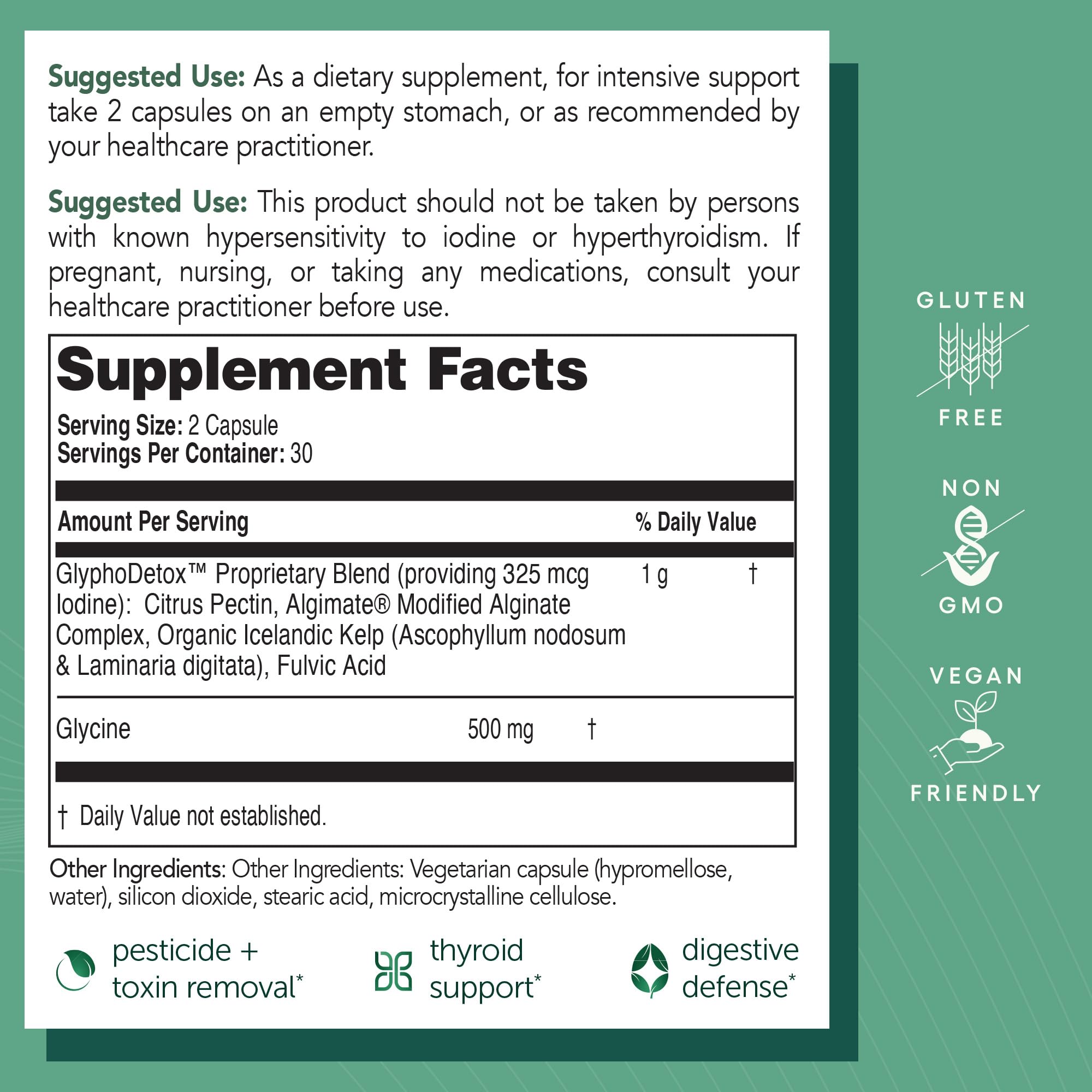 EcoNugenics GlyphoDetox-microbioma-digestivo: ayuda a mantener un microbioma saludable.