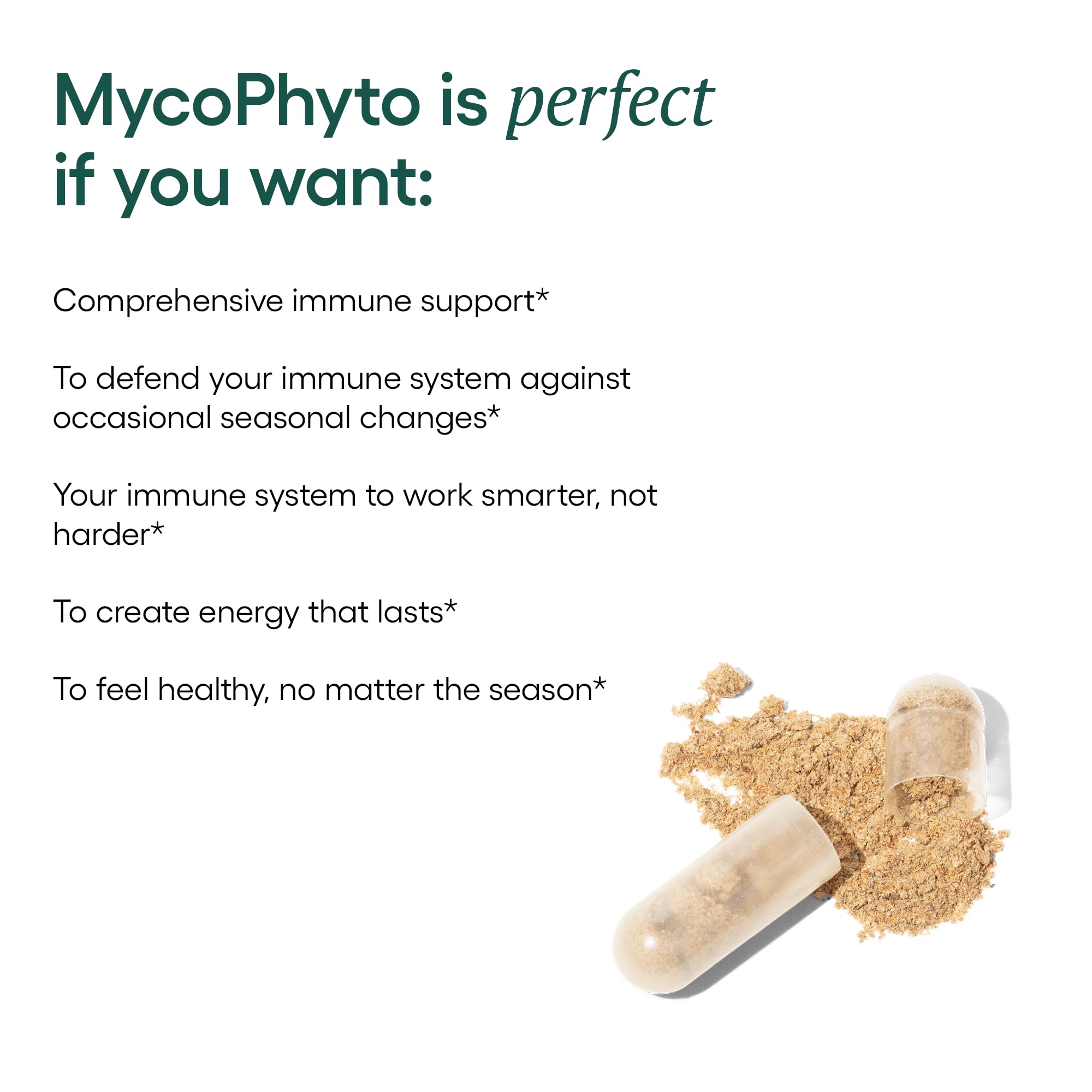 EcoNugenics MycoPhyto Complex: hongos cultivados en EE. UU. para absorción optimizada