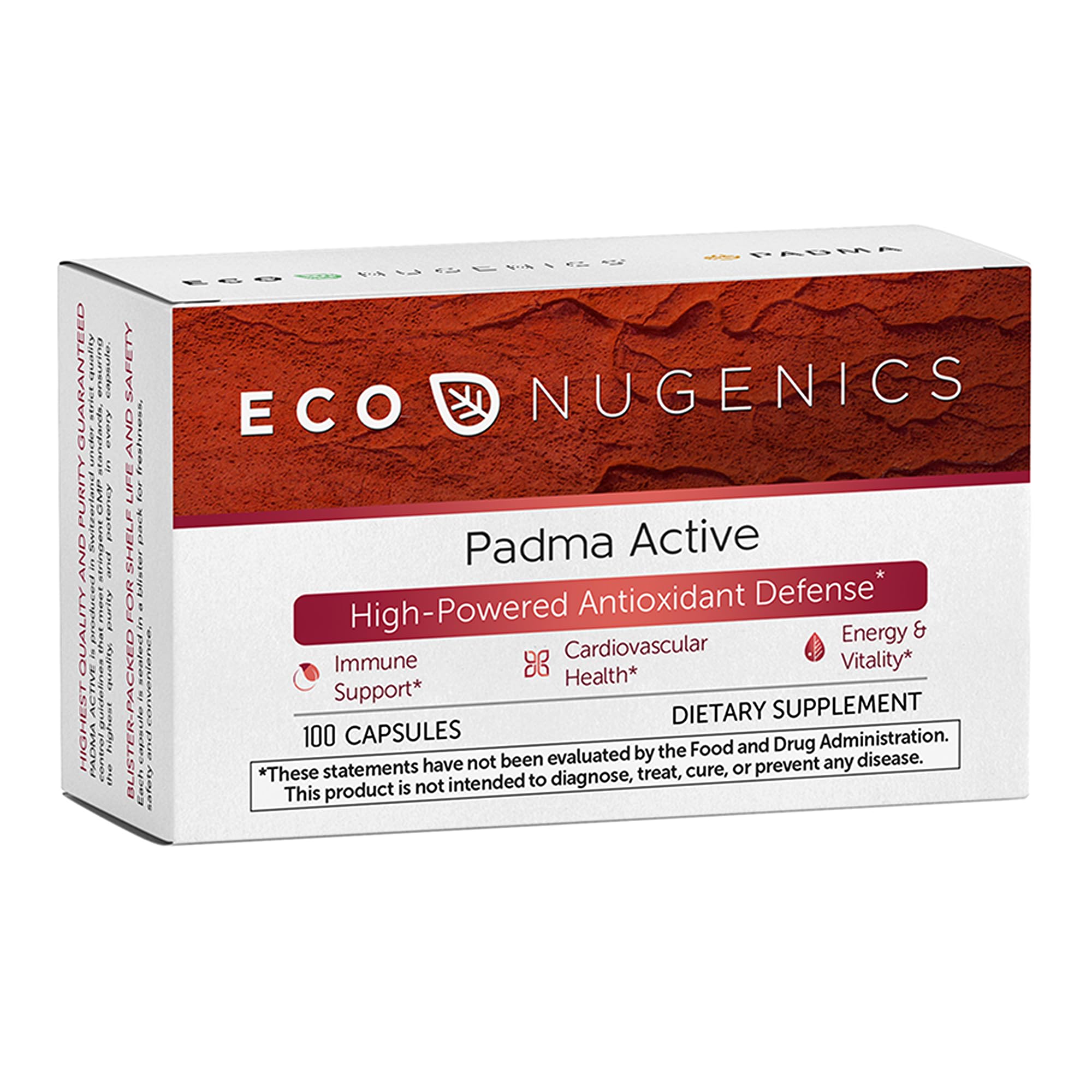 EcoNugenics Padma Active, botella para uso diario y energía