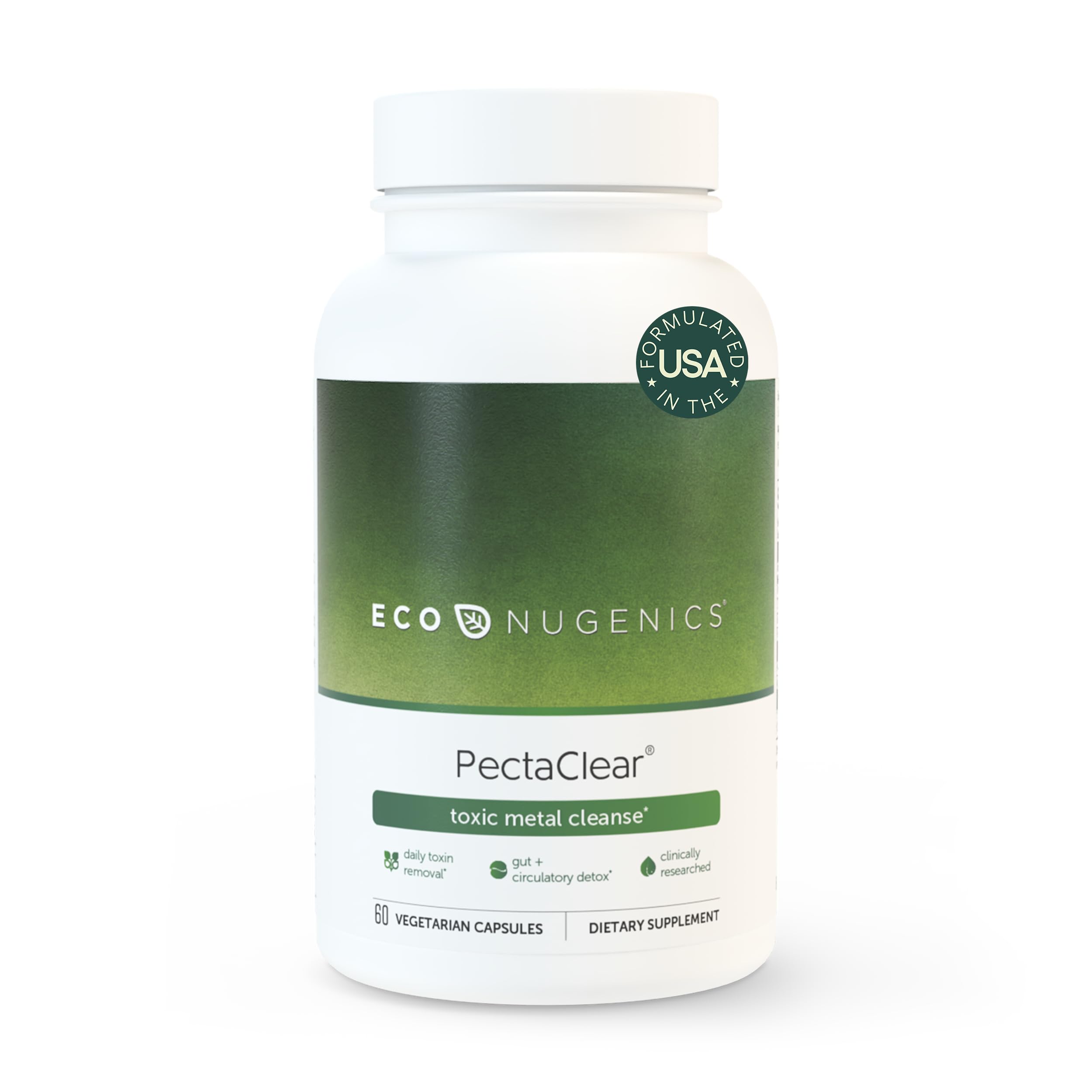 EcoNugenics PectaClear en botella para detox suave diario