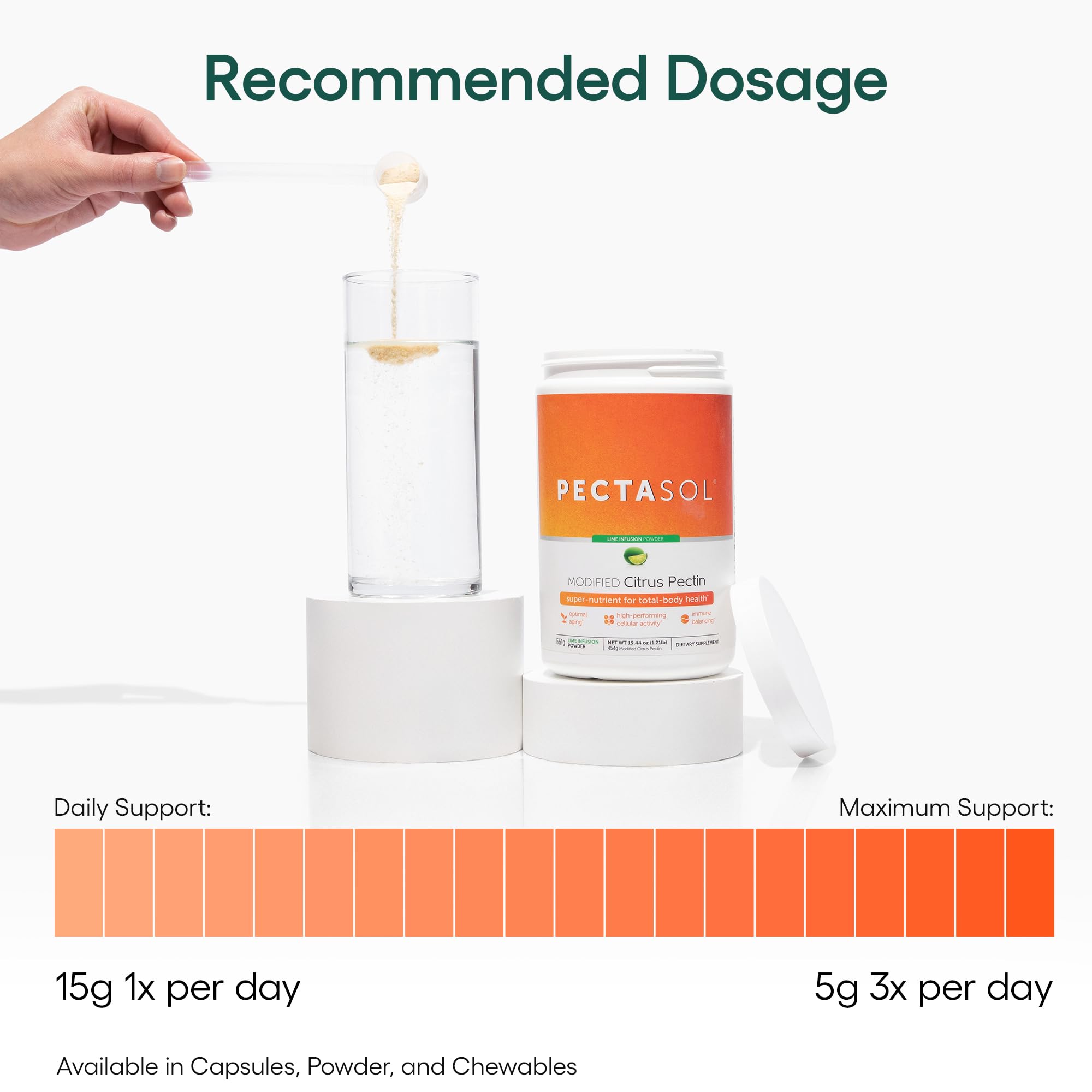 EcoNugenics PectaSol MCP polvo lima sabor refrescante para tomar en cualquier momento