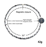 Ecooon hematita magnética: material natural con pulido para uso diario.