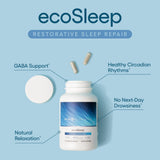 EcoSleep: cápsulas fáciles de tragar para descanso.
